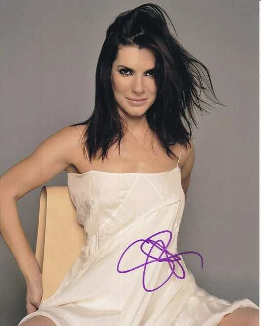 SANDRA BULLOCK signed autographed photo COA Hologram Beckett Autographs