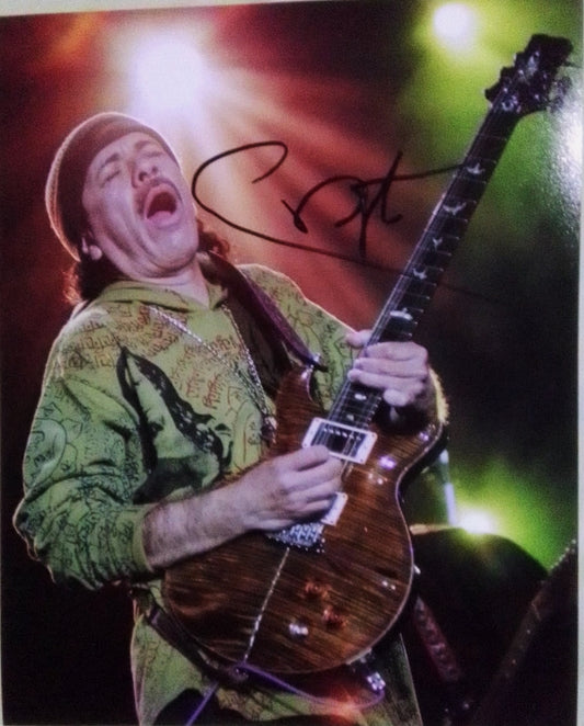 CARLOS SANTANA signed autographed photo COA Hologram Beckett Autographs