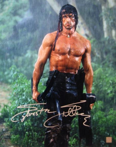 SLYVESTER STALLONE signed autographed photo COA Hologram Beckett Autographs