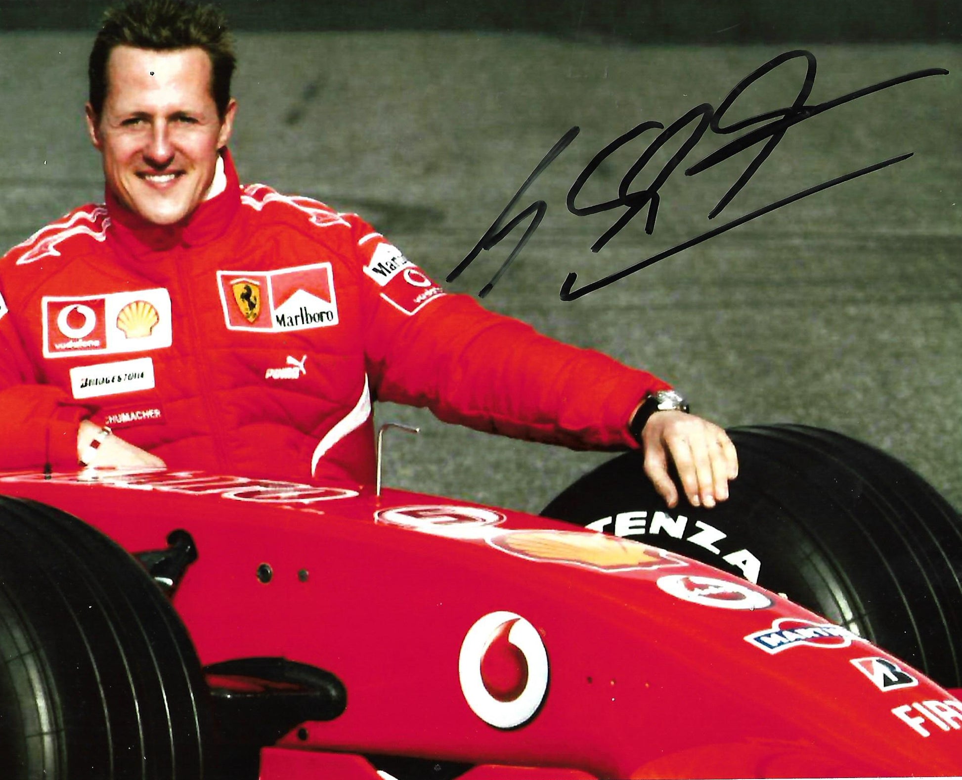 MICHAEL SCHUMACHER signed autographed photo COA Hologram Beckett Autographs