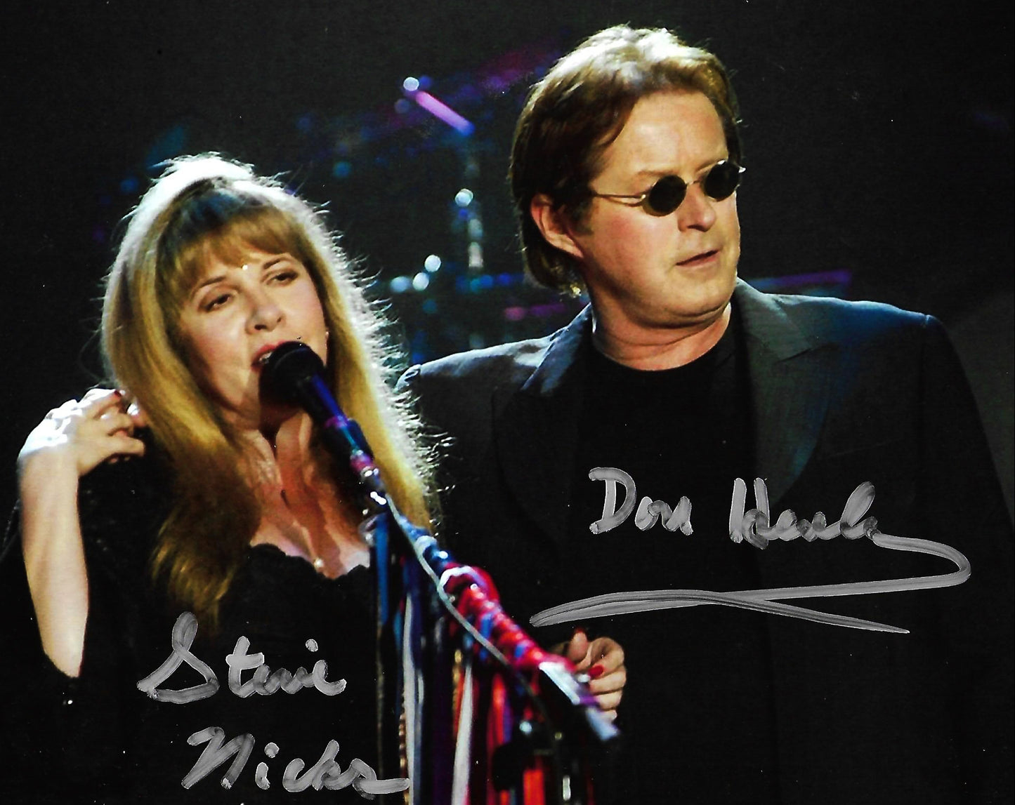 STEVIE NICKS DON HENLEY signed autographed photo COA Hologram Beckett Autographs