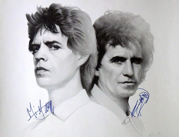 MICK JAGGER KEITH RICHARDS THE ROLLING STONES signed autographed photo COA Hologram Beckett Autographs