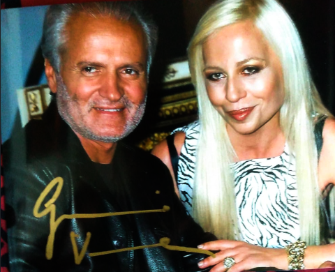 GIANNI VERSACE signed autographed photo COA Hologram Beckett Autographs