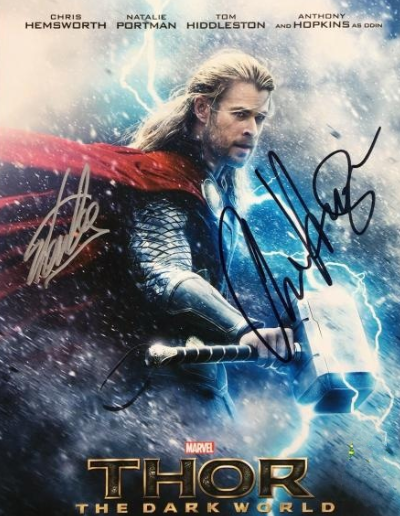 CHRIS HEMSWORTH / STAN LEE signed autographed THORE photo  COA Hologram Beckett Autographs