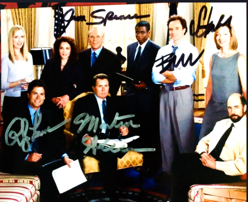 WEST WING CAST signed autographed photo COA Hologram Beckett Autographs