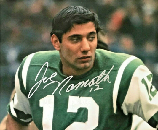 JOE NAMATH signed autographed photo COA Hologram Beckett Autographs