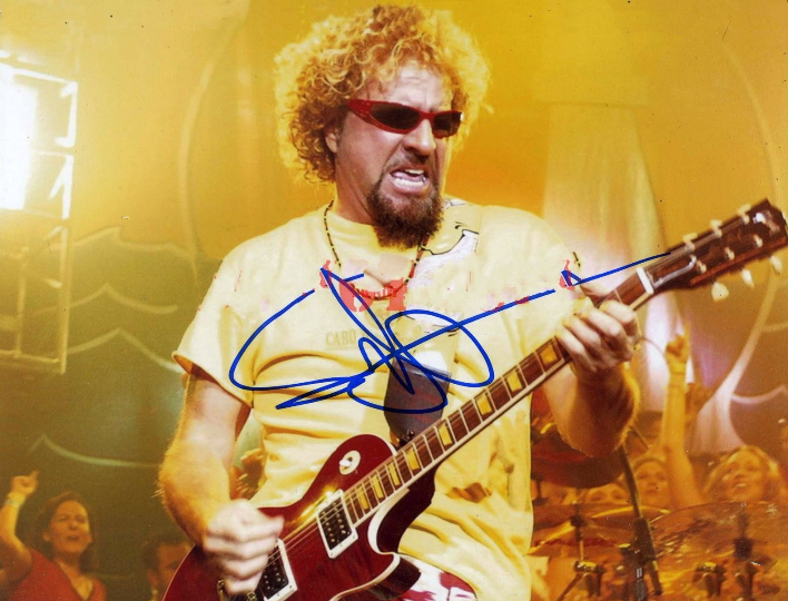 SAMMY HAGAR signed autographed photo COA Hologram Beckett Autographs