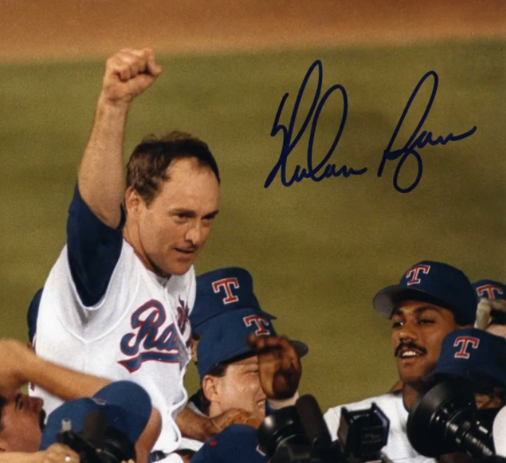 NOLAN RYAN signed autographed photo COA Hologram Beckett Autographs