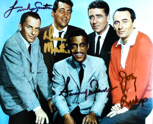 THE RAT PACK signed autographed photo COA Hologram Beckett Autographs