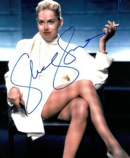 SHARON STONE signed autographed photo COA Hologram Beckett Autographs