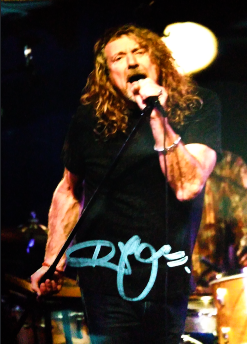 ROBERT PLANT signed autographed photo COA Hologram Beckett Autographs