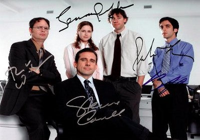 THE OFFICE CAST signed autographed photo COA Hologram Beckett Autographs