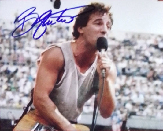 BRUCE SPRINGSTEEN signed autographed photo COA Hologram Beckett Autographs