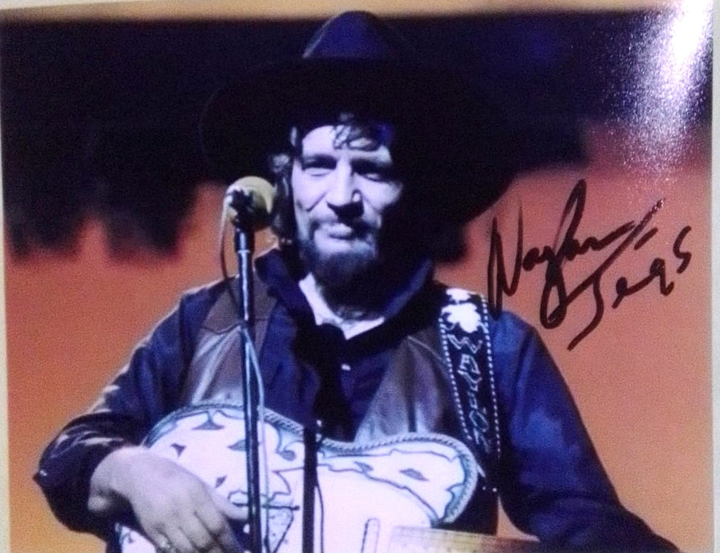 WAYLON JENNINGS signed autographed photo COA Hologram Beckett Autographs