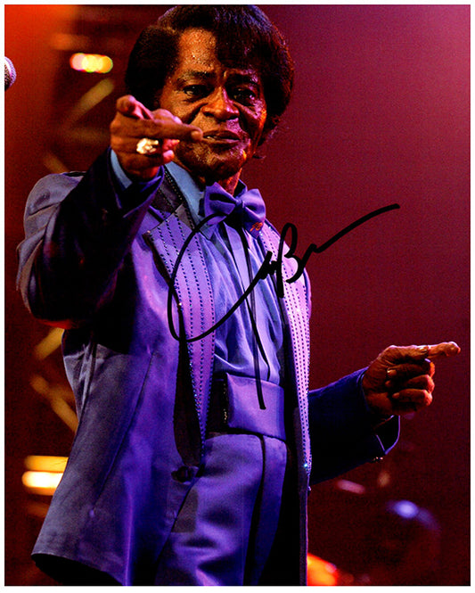 JAMES BROWN signed autographed photo COA Hologram Beckett Autographs