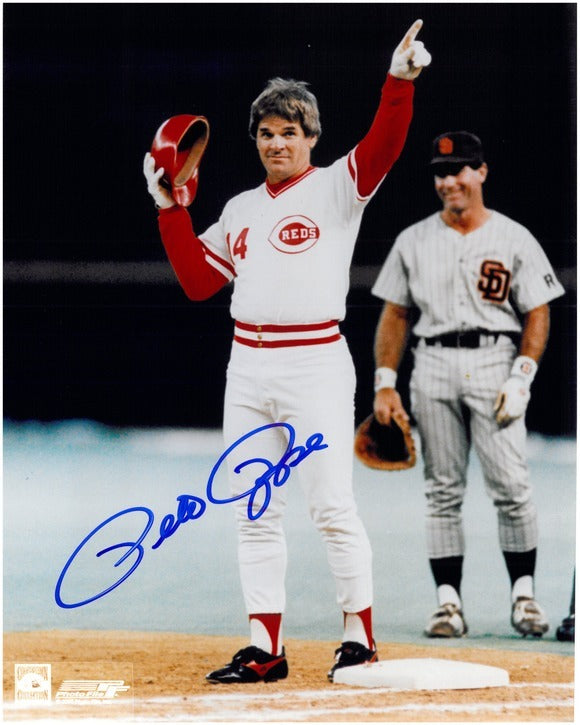 PETE ROSE signed autographed photo COA Hologram Beckett Autographs