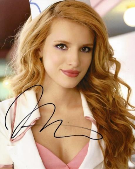 BELLA THORNE signed autographed photo COA Hologram Beckett Autographs