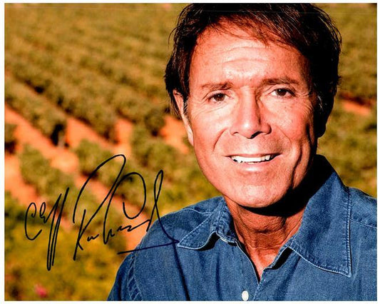 CLIFF RICHARD signed autographed photo COA Hologram Beckett Autographs