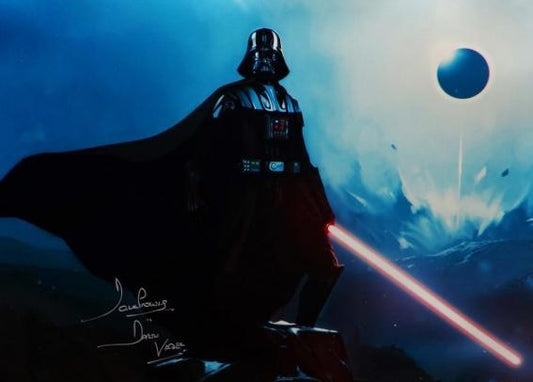 DAVID PROWSE Darth Vader signed autographed photo COA Hologram Beckett Autographs