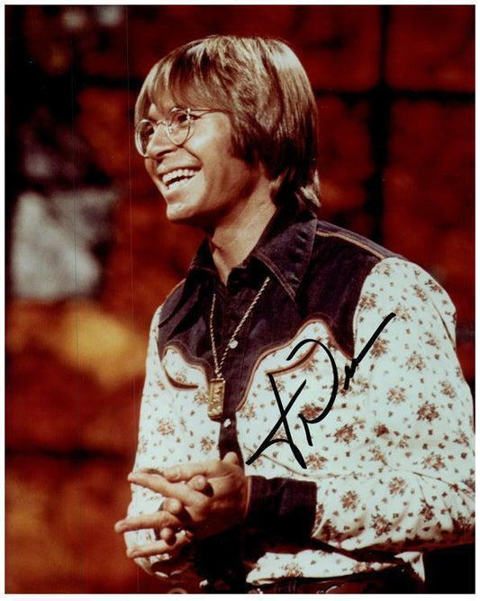 JOHN DENVER signed autographed photo COA Hologram Beckett Autographs