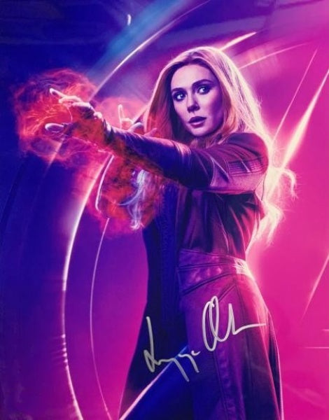 Elizabeth Olsen signed autographed photo COA Hologram Beckett Autographs