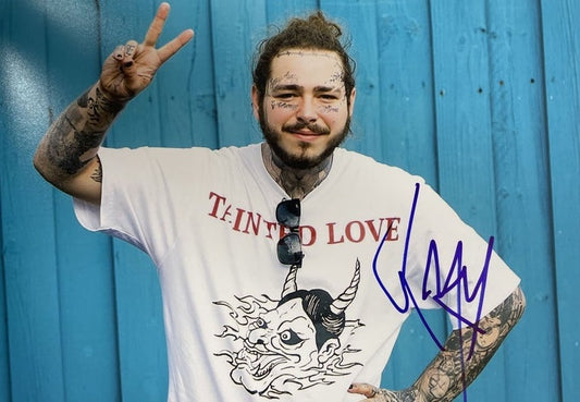 POST MALONE signed autographed photo COA Hologram Beckett Autographs