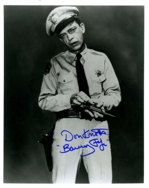 DON KNOTTS signed autographed photo COA Hologram Beckett Autographs