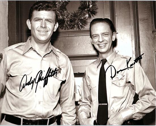 THE ANDY GRIFFITH SHOW CAST signed autographed photo COA Hologram Beckett Autographs