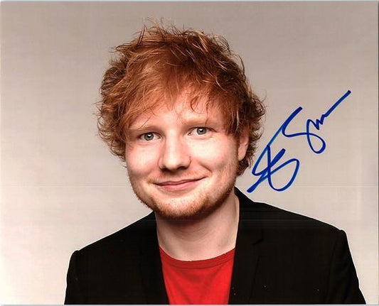 ED SHEERAN signed autographed photo COA Hologram Beckett Autographs