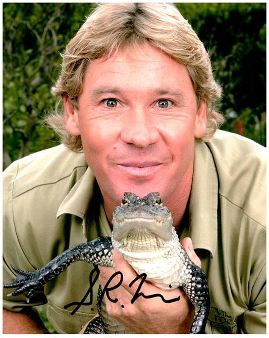 STEVE IRWIN signed autographed photo COA Hologram Beckett Autographs