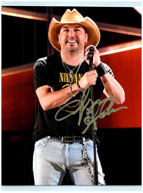 JASON ALDEAN signed autographed photo COA Hologram Beckett Autographs