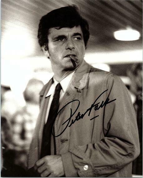 PETER FALK cast signed autographed photo COA Hologram Beckett Autographs