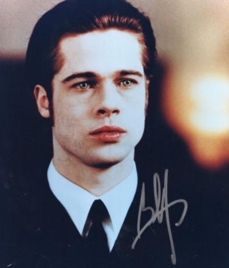 BRAD PITT  signed autographed photo COA Hologram 