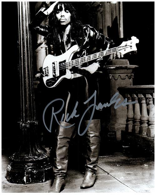 RICK JAMES signed autographed photo COA Hologram Beckett Autographs