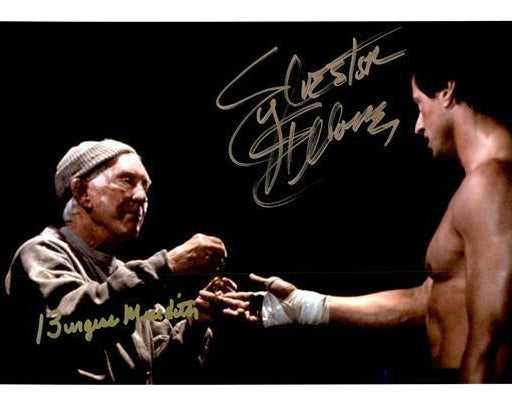 ROCKY CAST SLYVESTER STALLONE signed autographed photo COA Hologram Beckett Autographs
