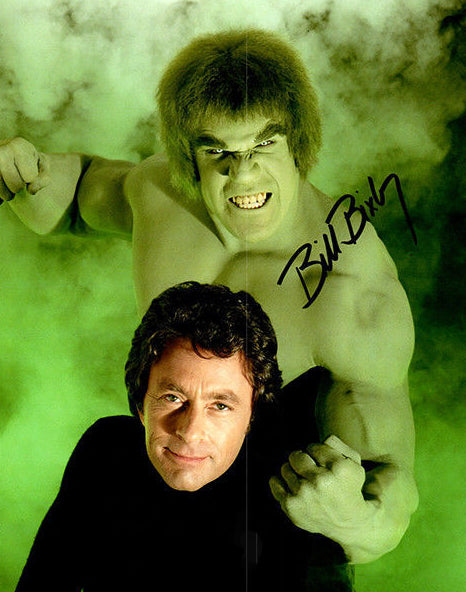 BILL BIXBY The Incredible Hulk signed autographed photo COA Hologram Beckett Autographs