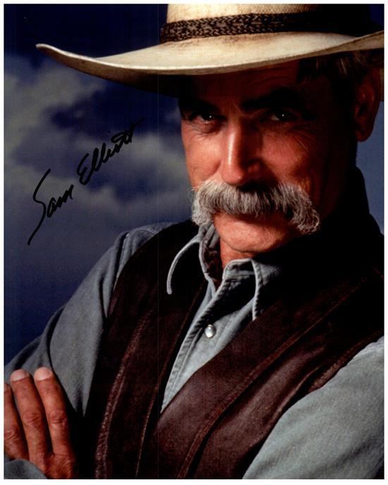 SAM ELLIOTT signed autographed photo COA Hologram Beckett Autographs