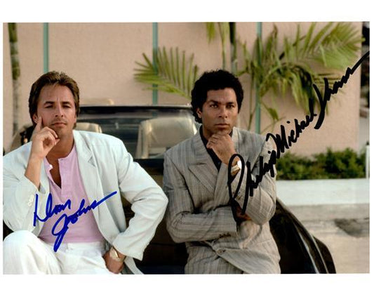 MIAMI VICE CAST signed autographed photo COA Hologram Beckett Autographs