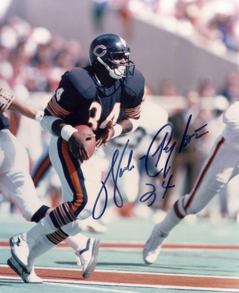 WALTER PAYTON signed autographed photo COA Hologram Beckett Autographs