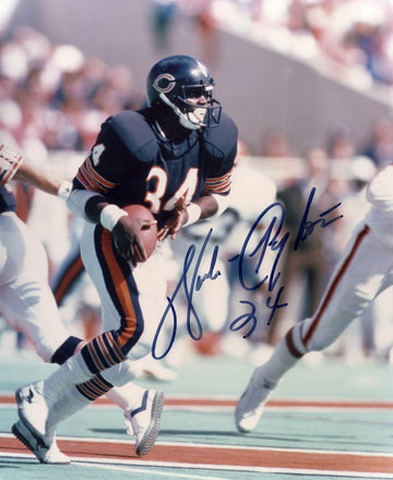WALTER PAYTON signed autographed photo tackle COA Hologram main image 1